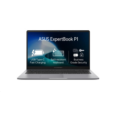 ASUS NTB ExpertBook P1 (P1503CVA-S7C516512), Core 5 210H, 15.6" 1920 x 1080, 16GB, 512GB SSD, Intel, No OS, Gray ASUS NTB ExpertBook P1 (P1503CVA-S7C516512), Core 5 210H, 15.6" 1920 x 1080, 16GB, 512GB SSD, Intel, No OS, Gray