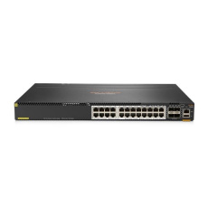 HPE Aruba Networking 6300M 24-port HPE Smart Rate 1/2.5/5GbE Class 6 PoE and 4-port SFP56 Switch JL660A RENEW