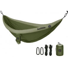Naturehike hamaka DC-C09 pro 2 osoby s nafukovacími lemy 850g - tmavě zelená Naturehike hamaka DC-C09 pro 2 osoby s nafukovacími lemy 850g - tmavě zelená