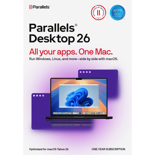 Parallels Desktop Subscription 1 Year, EN/FR/DE/IT/ES/PL/CZ/PT Parallels Desktop Subscription 1 Year, EN/FR/DE/IT/ES/PL/CZ/PT