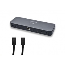 Bazar - iTec USB 3.0 Thunderbolt 3 Docking Station + 2 TB3 kabely, z opravy Bazar - iTec USB 3.0 Thunderbolt 3 Docking Station + 2 TB3 kabely, z opravy