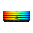 KINGSTON DIMM DDR4 64GB (Kit of 4) 3200MT/s CL16 FURY Beast RGB, XMP