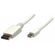 MANHATTAN kabel Mini DisplayPort Male to DisplayPort Male, 2 m, White