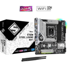 BAZAR - ASRock MB Sc LGA1700 B760M STEEL LEGEND WIFI, Intel B760, 4xDDR5, 1xDP, 1xHDMI, WI-FI, mATX - Po opravě (Bez pří BAZAR - ASRock MB Sc LGA1700 B760M STEEL LEGEND WIFI, Intel B760, 4xDDR5, 1xDP, 1xHDMI, WI-FI, mATX - Po opravě (Bez pří