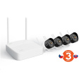 Tenda K4W-3TC - kamerový WiFi set, 4x IP 2K kamera, NVR rekordér, zvuk, noční vidění