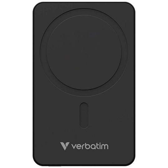 VERBATIM Powerbanka Charge 'n' Go Essentials, Magnetická, 5000 mAh, USB-C, Černá VERBATIM Powerbanka Charge 'n' Go Essentials, Magnetická, 5000 mAh, USB-C, Černá
