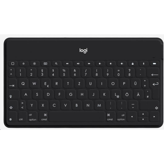 Logitech Bluetooth Keyboard Folio Keys-To-Go, DE, Black, Apple