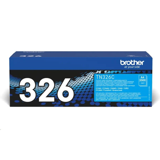 BROTHER Toner TN-326C Laser Supplies - 3500stran - pro DCP-L8450CDW