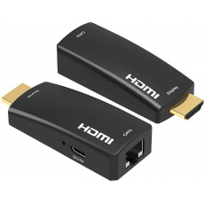 PREMIUMCORD HDMI FULL HD 1080p extender na 50m přes jeden kabel Cat5e/6