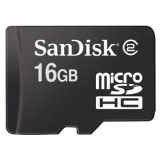 SanDisk MicroSD karta 16GB (Class 4) SanDisk MicroSD karta 16GB (Class 4)