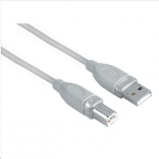Hama USB kábel typ A-B, 1.8 m, šedý, blister Hama USB kábel typ A-B, 1.8 m, šedý, blister