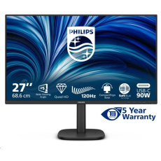 Philips MT 27" 27B2U3601 - 2560x1440,IPS,120Hz,HDMI,DP,USBhub,USB-C,RJ45,Repro,Pivot