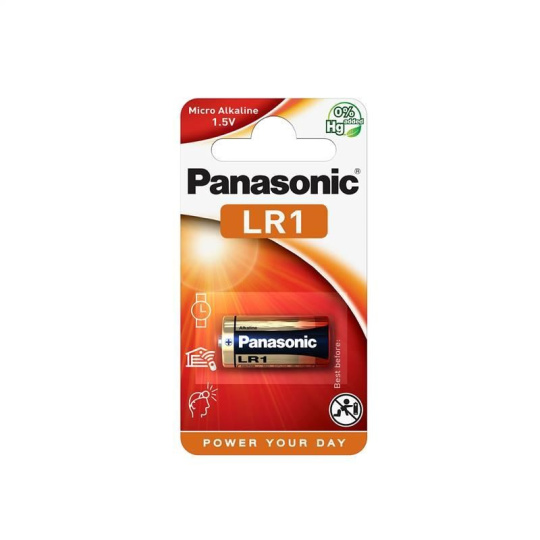 PANASONIC Alkalická baterie LR1L/1BE 1,5V (Blistr 1ks) PANASONIC Alkalická baterie LR1L/1BE 1,5V (Blistr 1ks)