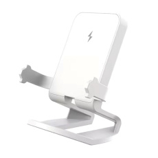 1stCOOL bezdrátová přenosná QI nabíječka 15W, panáček, USB-C, bílá 1stCOOL bezdrátová přenosná QI nabíječka 15W, panáček, USB-C, bílá