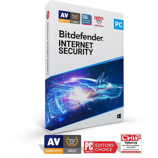 Bitdefender Internet Security - 3PC na 3 roky - elektronická licence do emailu