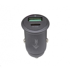 iTec Car Charger 1x USB-C PD 30 W, 1x USB QC 3.0 iTec Car Charger 1x USB-C PD 30 W, 1x USB QC 3.0