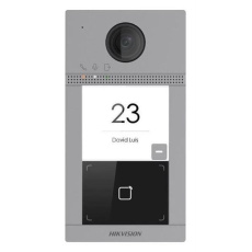 Hikvision DS-KV8113-WME1(C), IP dveřní interkom 1-tlač., čtečka karet, 2MPx kamera, WiFi Hikvision DS-KV8113-WME1(C), IP dveřní interkom 1-tlač., čtečka karet, 2MPx kamera, WiFi