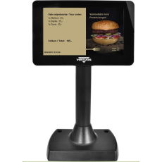 Virtuos 7" LCD barevný zákaznický displej Virtuos SD700F, USB, černý Virtuos 7" LCD barevný zákaznický displej Virtuos SD700F, USB, černý