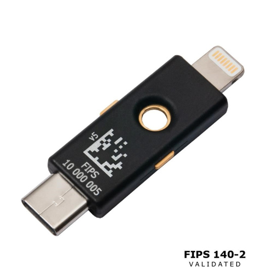YubiKey 5Ci FIPS - USB-C+Lighting YubiKey 5Ci FIPS - USB-C+Lighting