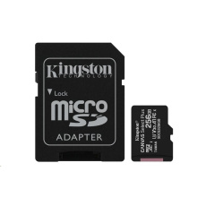 Kingston MicroSDXC karta 256GB Canvas Select Plus 100R A1 C10 Card + SD adaptér Kingston MicroSDXC karta 256GB Canvas Select Plus 100R A1 C10 Card + SD adaptér