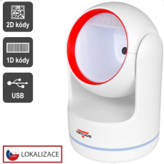 Virtuos CCD 2D čtečka Virtuos HT-861A, stacionární, USB, bílá Virtuos CCD 2D čtečka Virtuos HT-861A, stacionární, USB, bílá
