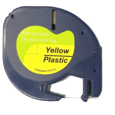 Xerox kompatibilní páska s DYMO 59423, 12mm x 4m, černý tisk / žlutý podklad, LetraTag, plastová - ALLPRINT Xerox kompatibilní páska s DYMO 59423, 12mm x 4m, černý tisk / žlutý podklad, LetraTag, plastová - ALLPRINT