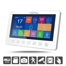 VERIA 7076B bílý LCD monitor videotelefonu VERIA 7076B bílý LCD monitor videotelefonu