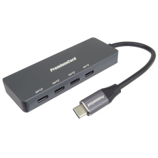 PREMIUMCORD Hub USB-C na 4x USB 3.2 Typ-C, 5G SuperSpeed, Aluminum PREMIUMCORD Hub USB-C na 4x USB 3.2 Typ-C, 5G SuperSpeed, Aluminum