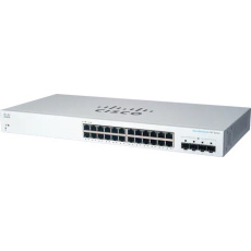 Cisco switch CBS220-24T-4G (24xGbE,4xSFP,fanless) - REFRESH Cisco switch CBS220-24T-4G (24xGbE,4xSFP,fanless) - REFRESH
