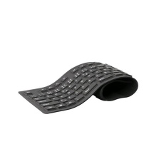 C-TECH klávesnice FK-01, gelová, flexibilní, černá, USB, CZ/SK C-TECH klávesnice FK-01, gelová, flexibilní, černá, USB, CZ/SK