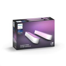 PHILIPS PLAY COL Hue White and color ambiance, dvě lišty + adaptér, Bílá PHILIPS PLAY COL Hue White and color ambiance, dvě lišty + adaptér, Bílá